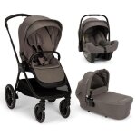 Nuna - poussette trio triv lx + si�ge auto pipa next + nacelle lytl thunder