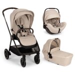 Nuna - poussette trio triv next + si�ge auto arra flex + nacelle lytl biscotti