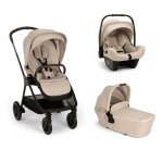 Nuna - poussette trio triv next + siège auto pipa next + nacelle lytl biscotti Nuna - poussette trio triv next + siège auto pipa next + nacelle lytl biscotti