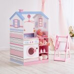 Olivias little world table à langer poupée avec rangement et maison de poupées rose charmant Olivias little world table à langer poupée avec rangement et maison de poupées rose charmant