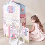 Olivias little world table à langer poupée avec rangement et maison de poupées multi - couleurs Olivias little world table à langer poupée avec rangement et maison de poupées multi - couleurs