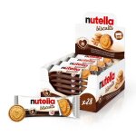 Nutella biscuits - biscuit croquant et fourr  la pte  tartiner nutella - format familial - 28 tuis ...