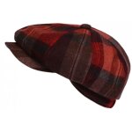 - nyls création - beret casquette gavroche rouge et orange en laine charly - rouge - nyls création - beret casquette gavroche rouge et orange en laine charly - rouge