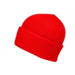 - nyls cr�ation - bonnet angora rouge vif laine douce et chaude classe antje - rouge