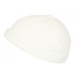 - nyls cration - bonnet docker blanc en polaire style tendance marin miki kerzau - blanc