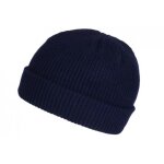 - nyls cration - bonnet docker bleu marine en laine mode marin miki hiver tytouan - bleu
