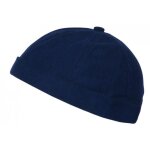 - nyls cration - bonnet docker bleu marine velours look marin miki kerouak - bleu