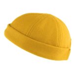 - nyls cration - bonnet docker jaune en laine lon montane - jaune