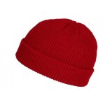 - nyls cration - bonnet docker rouge en laine mode marin miki hiver tytouan - rouge
