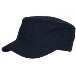 - nyls cr�ation - casquette arm�e bleue marine militaire en coton tendance kauss - bleu