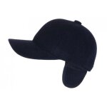 - nyls cration - casquette baseball cache oreille bleu marine polaire welter - bleu