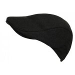 - nyls cr�ation - casquette beret noir en laine tendance taille r�glable anyston - noir