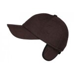 - nyls cration - casquette cache oreille marron velours doublure polaire seyson - marron
