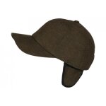 - nyls cr�ation - casquette cache oreille verte en velours doublure polaire seyson - vert