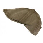 - nyls cr�ation - casquette gavroche marron en coton beret denim vintage gavlyk taille reglable - marron ...