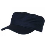 - nyls cr�ation - casquette militaire bleu marine army cubaine en coton kostra - bleu