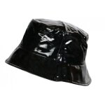 - nyls création - chapeau pluie noir tendance bob impermeable vernis pluyx - noir - nyls création - chapeau pluie noir tendance bob impermeable vernis pluyx - noir