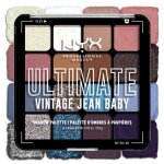 Nyx professional makeup ultimate shadow palette palette fards  paupires vintage jean baby