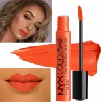 Rouge  lvres - nyx professional - suede cream - foiled again - orange - fini mat longue dure
