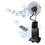 Ofresh ventilateur brumisateur dint�rieur sur pied 135 cm - anti moustiques - rafra�chit efficacement ...