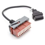 Obd2 - cble adaptateur 30 pin  16 pin pour appareil de diagnostic obd adapt aux anciens modles peugeot ...