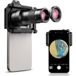 Objectif téléobjectif 6x et macro 150 mm clip universel pour smartphones Objectif téléobjectif 6x et macro 150 mm clip universel pour smartphones