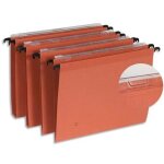Oblique az 25 dossiers suspendus orange 330631