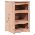 (promotion octo)meuble bas de rangement cuisine - armoire de cuisine marron 55 x 55 x 92 cm bois de pin ...