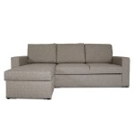 Odin canap� - lit canap� dangle avec rangement tourn� vers la droite ou la gauche sable gris.