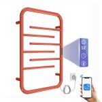 Oihpaw sche - serviettes lectrique mural 6 barres 3 bras pivotants 80w 750 * 500mm sche - serviettes ...