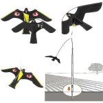Oiseau repeller flying hawk kite effaroucheur doiseaux hawk kite avec ligne de cerf - volant 1. 22m scaring ...
