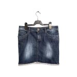 S. oliver mini - jupe lgante confortable courte en jean denim bleu marine taille 38