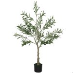 Olivier artificiel 120 cm - homcom - plante artificielle intérieur - fausse plante décoration pour maison ... Olivier artificiel 120 cm - homcom - plante artificielle intérieur - fausse plante décoration pour maison ...