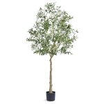 Olivier artificiel - duoku - 18 m - matriau pe - protection anti - basculement - intrieur