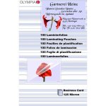 Olympia feuilles pour plastifieuse  chaud