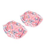 Omabeta lot de 2 couches de bain b�b� imperm�able r�utilisables avec boutons � pression pour la natation ...