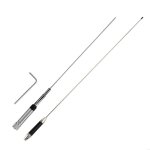 Omabeta antenne double bande antenne mobile / station pour autoradio double bande uhf vhf 144 / 430mhz ...