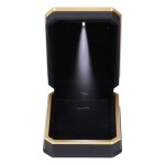 Omabeta bote de collier collier noir givr led led velvet intrieur intrieur colice pendant pendant ...