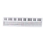 Omabeta carte de rfrence de piano 61 88 touches piano clavier charte musique notes rfrence carte ...