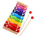 Omabeta les enfants xylophone enfants xylophone 8 tons barres color�es en bois professionnel jeux dapprentissa ...