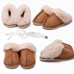 Omabeta femmes slipper chauff�e femmes chauff�es � pantoufle usb temp�rature constante de 50 degr�s chaussures ...