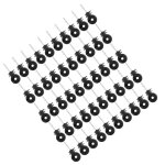 Omabeta isolateur � anneau � visser isolateurs � anneau � vis noirs accessoires de cl�ture �lectrique ...