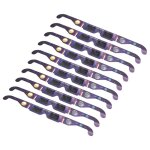 Omabeta lunettes solaires 10 pices lunettes dclipse solaire en papier lunettes dobservation de lclipse ...