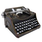 Omabeta mod�le de machine � �crire vintage mod�le de machine � �crire r�tro ornement dart en m�tal antique ...