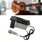 Omabeta pickup 4 band equalizer pour guitare acoustique folk classique