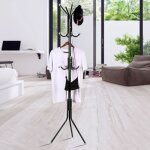 Omabeta rack de chapeau en manteau multi hook metal coat rack rack tree stand clothes sac hanger deco ...