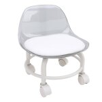 Omabeta tabouret à faible rouleau tabouret à faible roule sport avec blanc transparent Omabeta tabouret à faible rouleau tabouret à faible roule sport avec blanc transparent