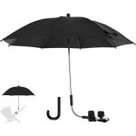Ombrelle universelle pour poussette et landau anti uv 50 diamtre 85cm avec une poigne parapluie - noir ...
