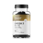 Oméga - 3 + d3 + k2 90 caps sans saveur ostrovit acides amines - bcaa Oméga - 3 + d3 + k2 90 caps sans saveur ostrovit acides amines - bcaa