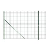 (on sale)clôture en treillis - jardin / balcon - métallique avec bride vert 18x10 m 15704 (on sale)clôture en treillis - jardin / balcon - métallique avec bride vert 18x10 m 15704